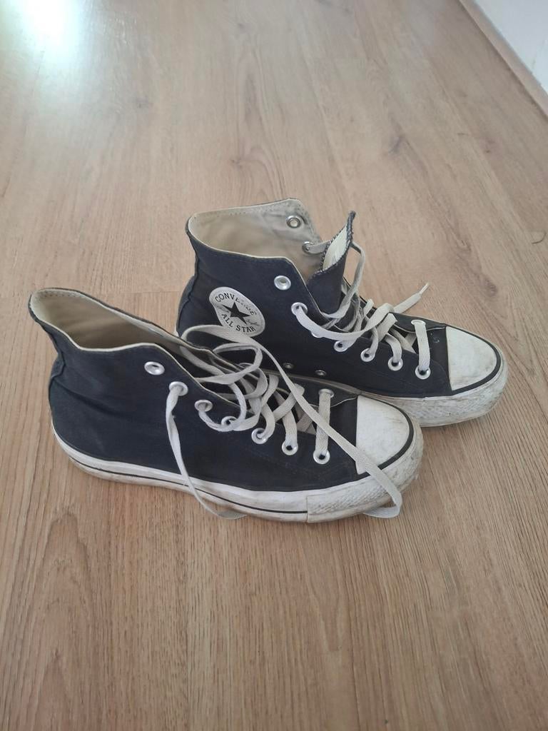 Zwarte Converse All Star High Top Sneakers, Kleding | Dames, Schoenen, Zwart, Converse, Ophalen of Verzenden, Sneakers of Gympen
