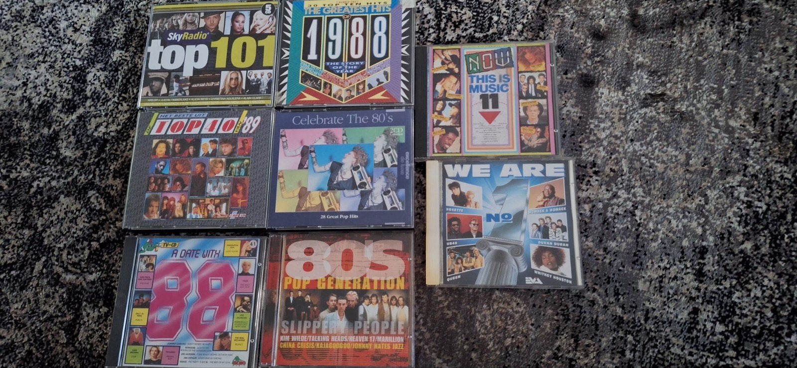 Diverse Pop/Rock CD Collectie Jaren '80 & '89 - 9 Albums, Gebruikt, Pop, Ophalen of Verzenden, Verzamelalbum
