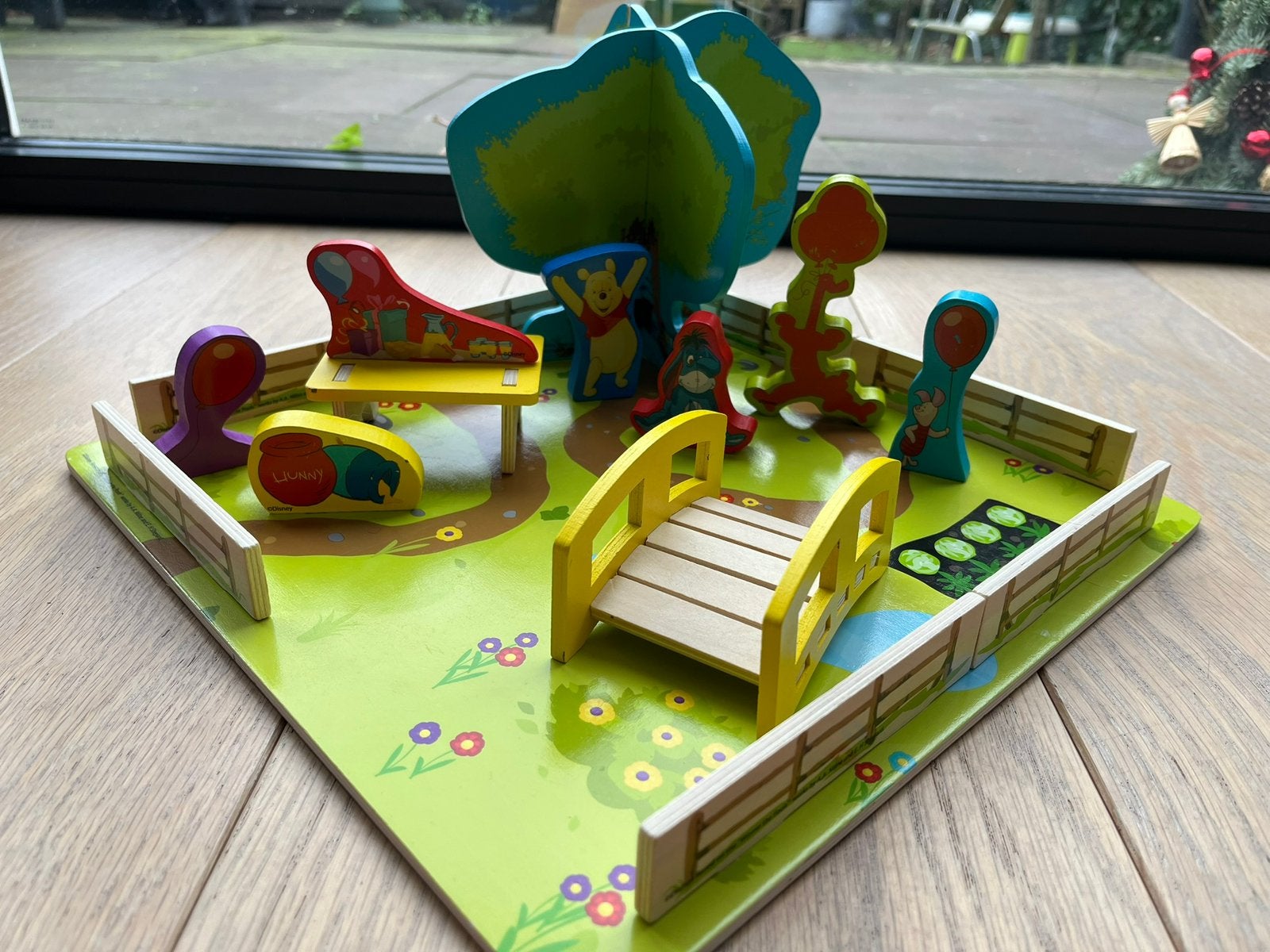 3D houten puzzel Winnie de Pooh incl gebr aanw, 2 tot 4 jaar, Gebruikt, 10 tot 50 stukjes, Ophalen of Verzenden
