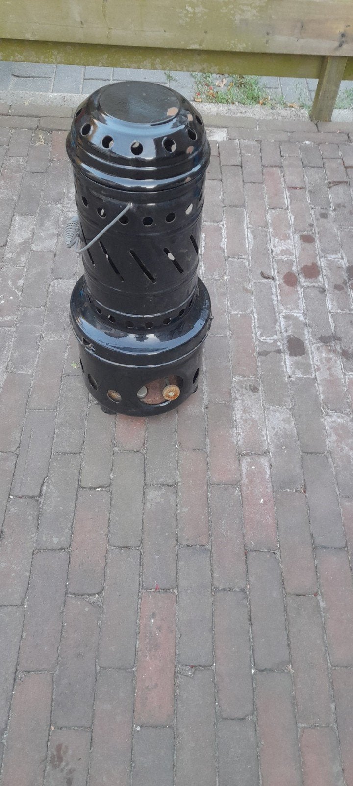 olie kachel oud in prima staat, Tuin en Terras, Vuurkorven, Ophalen of Verzenden, Gebruikt