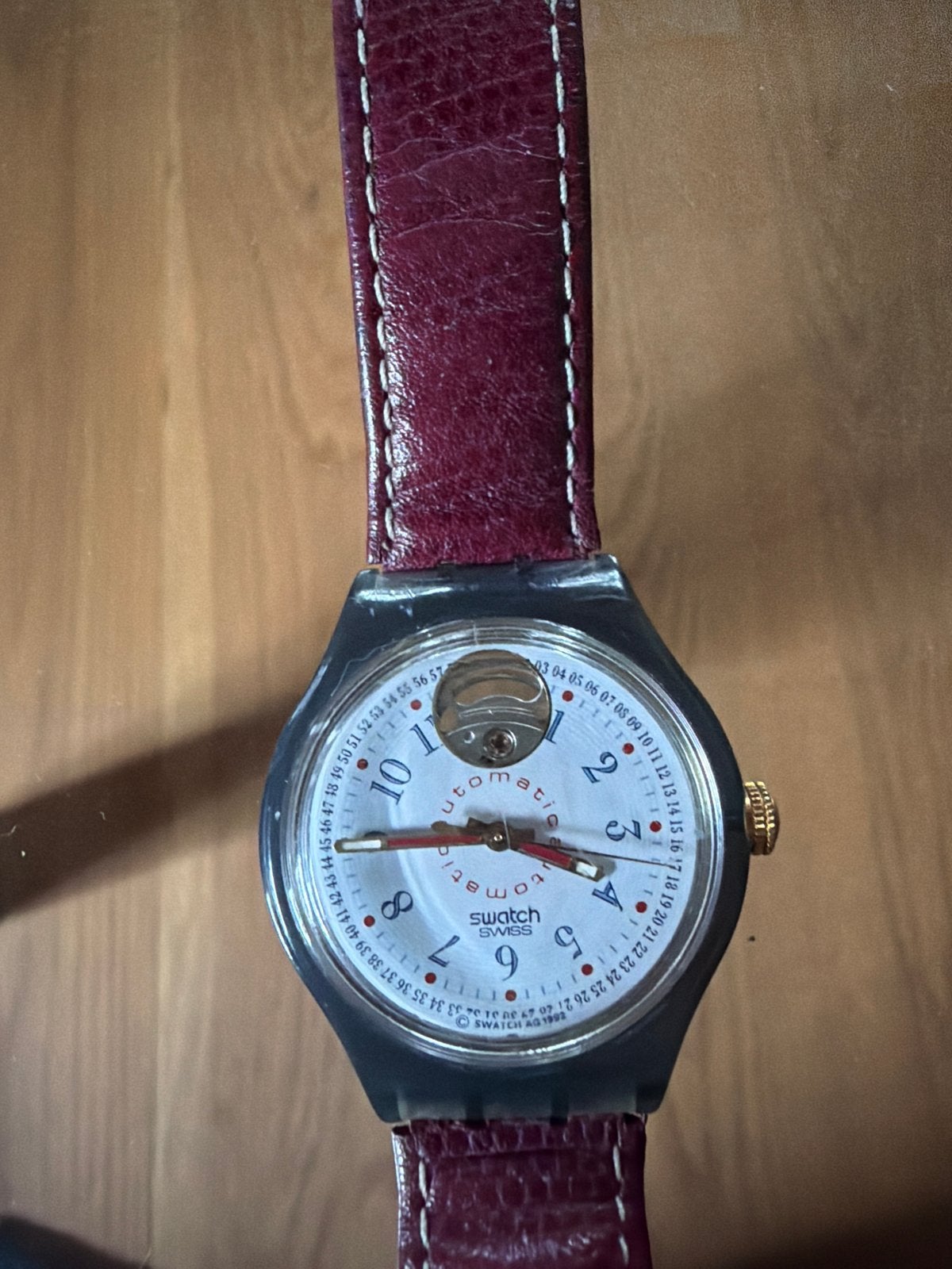 Automatisch Swatch Horloge - Kast 35 mm, Kunststof, Polshorloge, Swatch, Ophalen of Verzenden