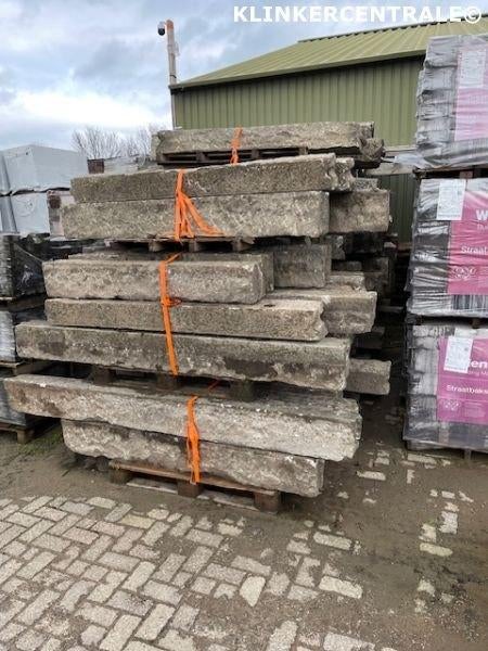ROOIKORTING 280m1 granietbanden borders traptreden, Tuin en Terras, Tegels en Klinkers, Bij dit gebruikte product niet meer te achterhalen.