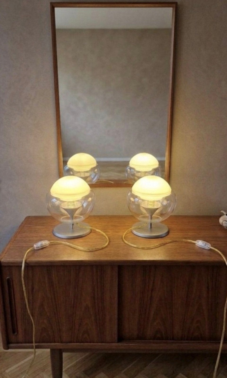 Postmodern Space Age Tafellampen dressoir lamp, Ophalen, Bureaulamp, Overige merken, E14 (klein)