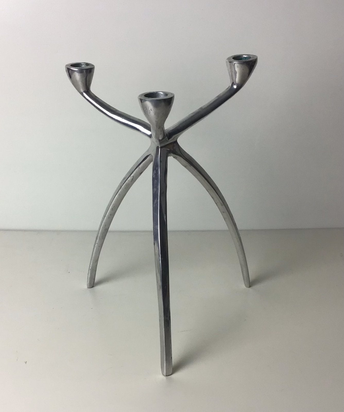 Vintage Space Age tripod kandelaar jr 70, Huis en Inrichting, Ophalen, Zo goed als nieuw, Kandelaar