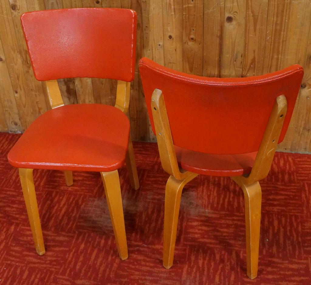Set model 500 chairs Cor Alons stoelen Dutch vinyl design, Ophalen, Gebruikt, Eén, Leer