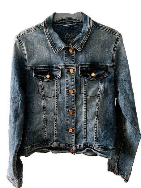 NIEUW Summum Woman Blue Daze jeans jasje 42 usedvintage look, Summum Woman, Maat 42/44 (L), Nieuw, Jasje