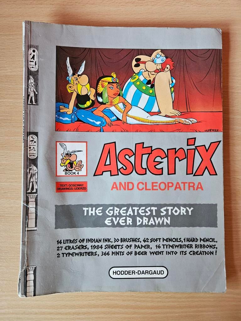 Asterix and Cleopatra (Asterix en Cleopatra), Boeken, Gelezen, Eén stripboek, René Goscinny en Albert Uderzo, Ophalen of Verzenden