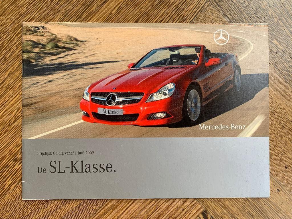 Prijslijst Mercedes-Benz SL-klasse R230 2009 facelift nieuw, Nieuw, Mercedes-Benz, Mercedes, Ophalen of Verzenden