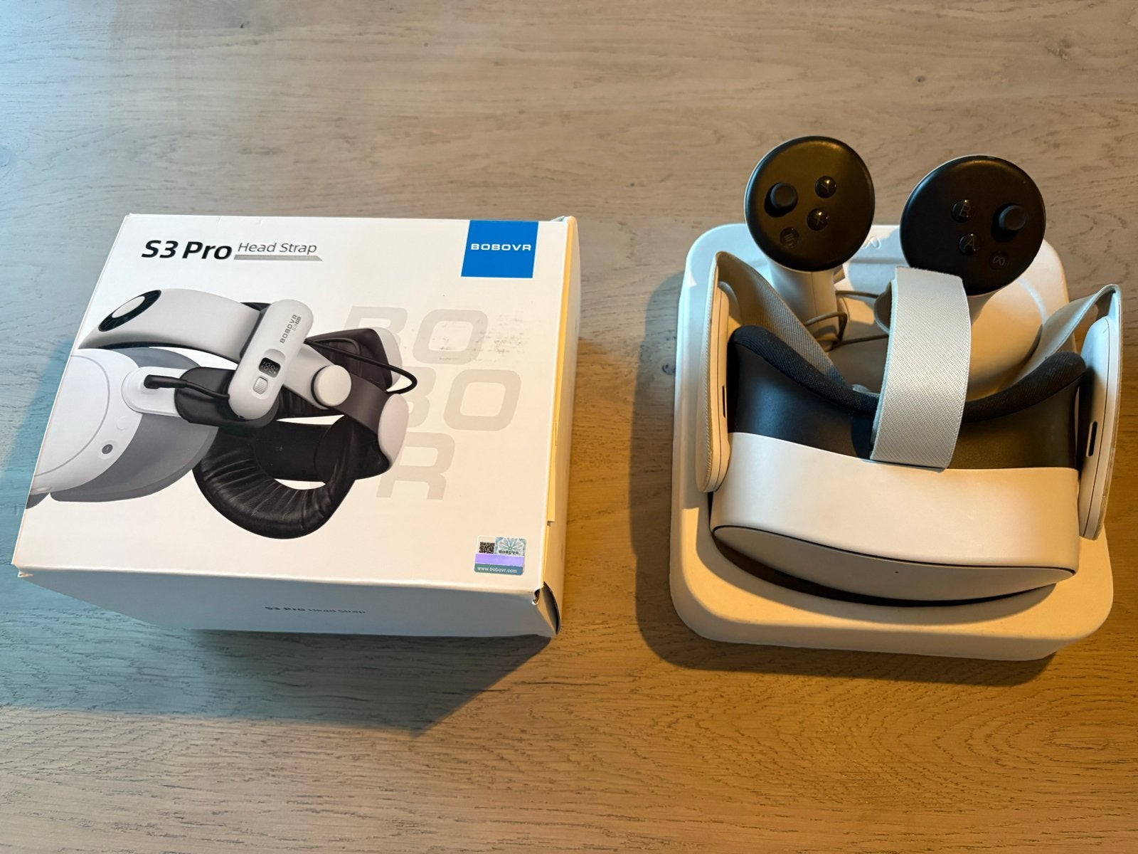 Meta Quest 3s VR-bril met BoboVR s3 Pro en S3 Pro