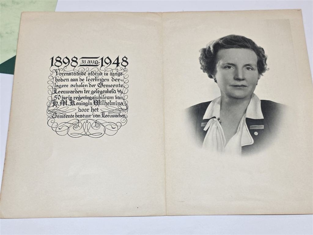 Leeuwarden 1948 — Juliana Inhuldiging & Jubileum Zeldzaam, Ophalen of Verzenden, Gelezen