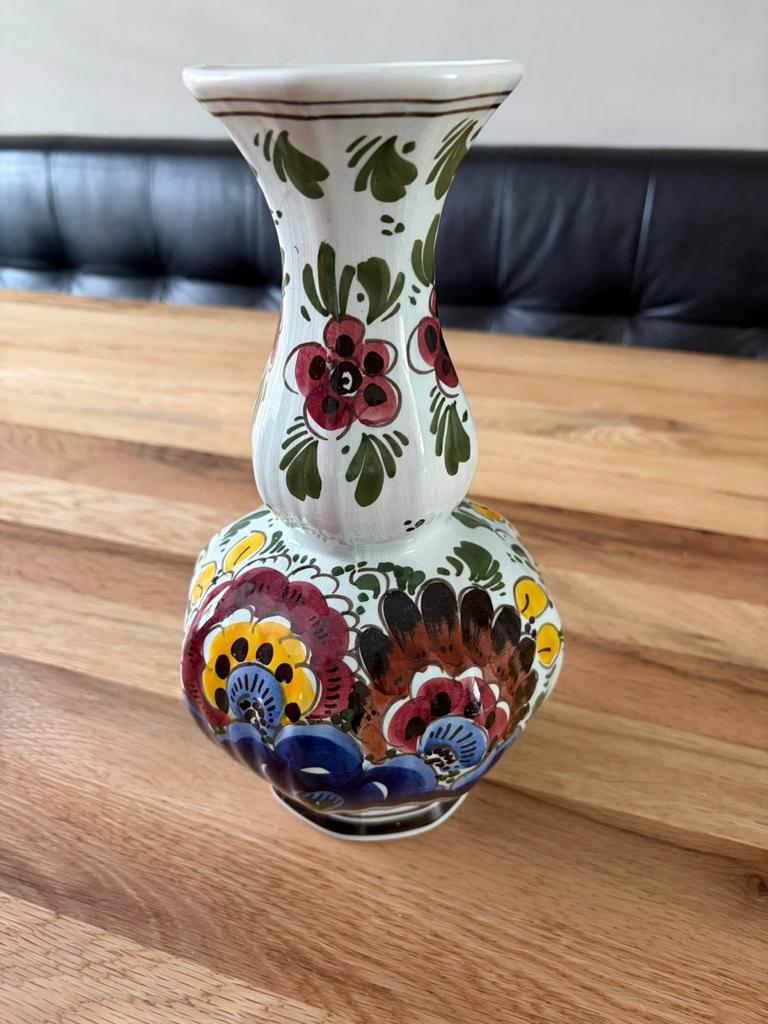 Delfts Polychroom Holland Handwerk Vaasjes, Antiek en Kunst, Antiek | Vazen, Ophalen