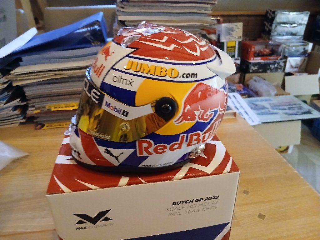Max verstappen zandvoort helm 1/2 2022, Ophalen of Verzenden, Nieuw, Formule 1