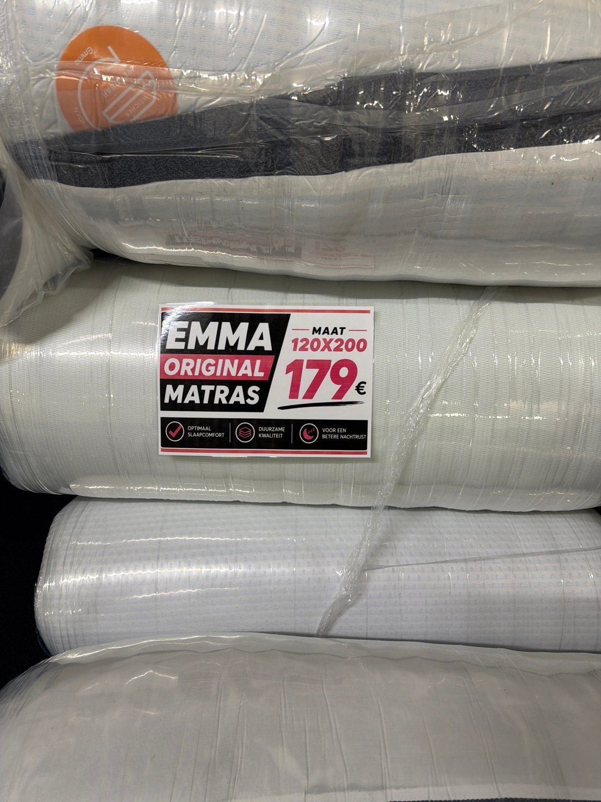 Emma Original Matras - Diverse maten beschikbaar, Nieuw, Ophalen of Verzenden, Twijfelaar, 200 cm
