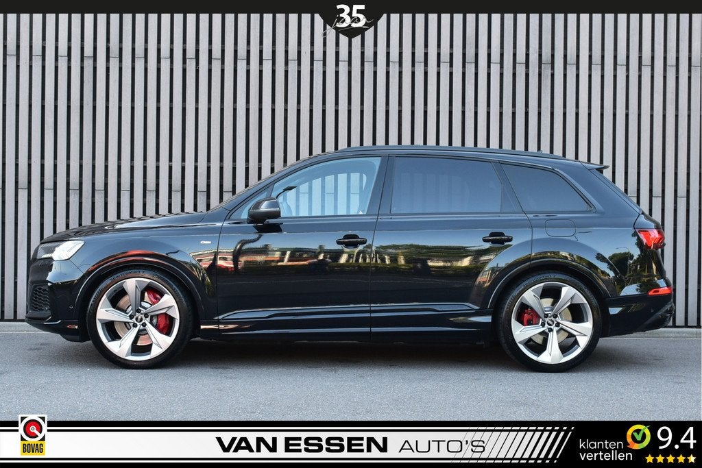 Audi Q7 60 TFSI e Quattro Competition Pano Luchtvering Trekh, Auto's, Audi, Automaat, Euro 6, 2995 cc, Zwart