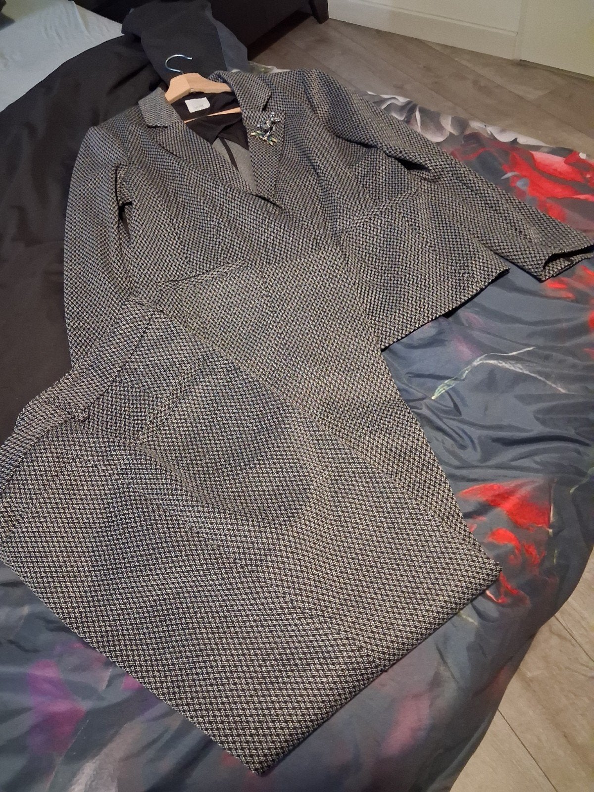 broek met jasje, Maat 38/40 (M), Zwart, Ophalen of Verzenden, Zo goed als nieuw