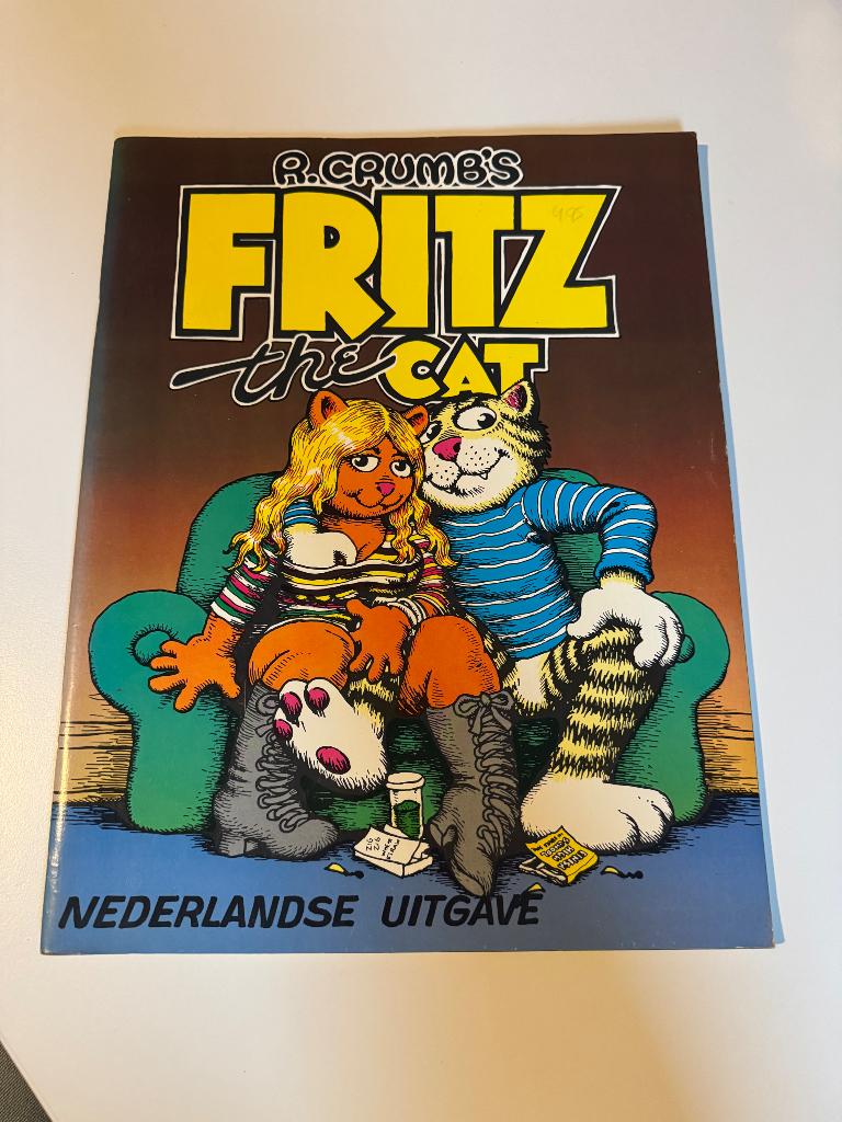 R. Crumb – Fritz the Cat Nederlandse uitgave 1972, Boeken, Stripboeken, Verzenden, Eén stripboek, Zo goed als nieuw, Robert Crumb