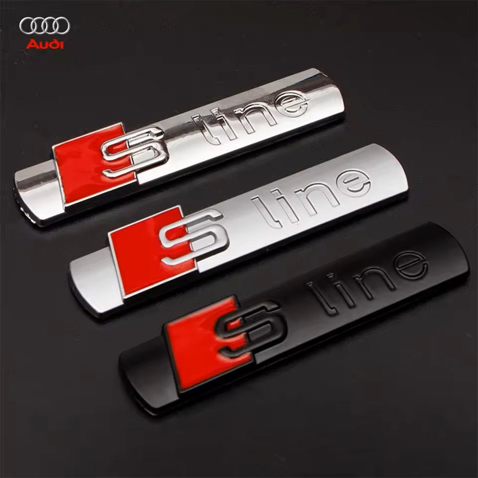 Audi S-line Logo - Badges, Auto diversen, Ophalen of Verzenden, Nieuw