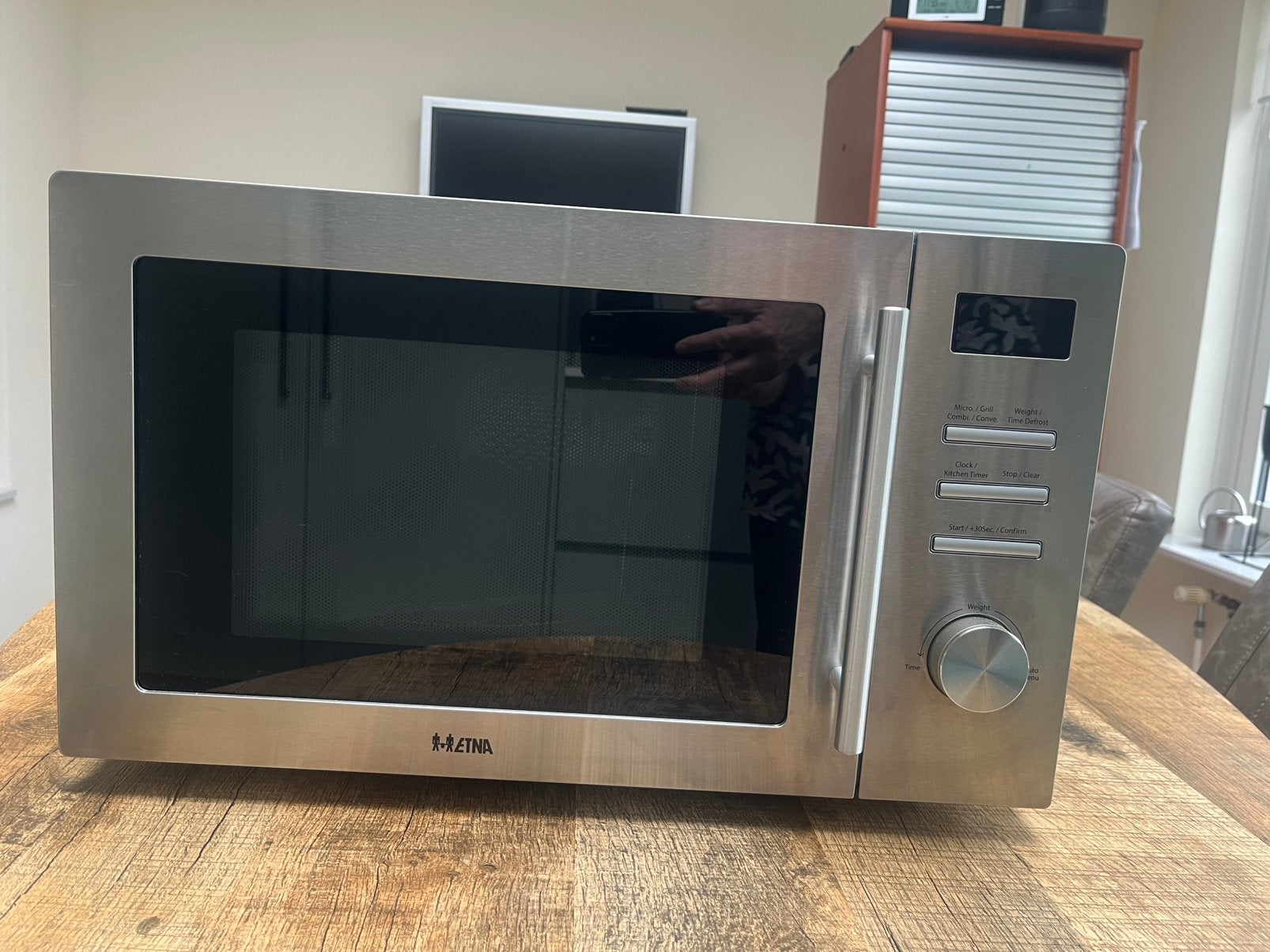 Combi oven/magnetron ETNA, Combimagnetron, Ophalen of Verzenden, Zo goed als nieuw, Draaiplateau