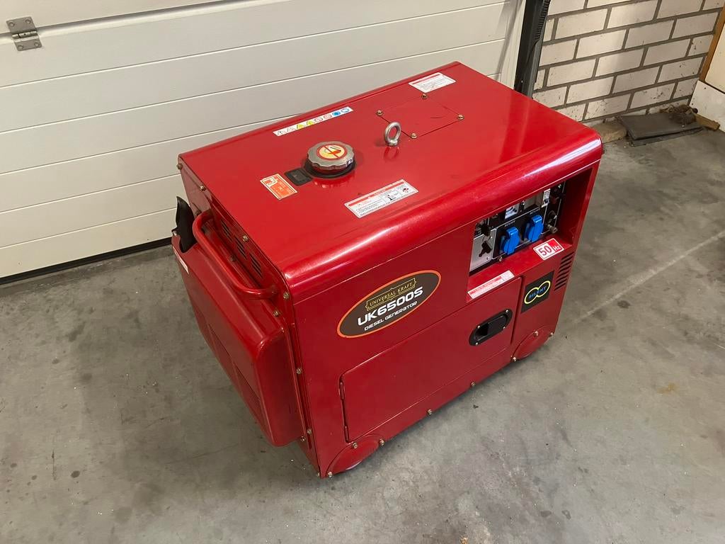 Te koop dieselaggregaat zgan 220 v 6500 w, Ophalen, Zo goed als nieuw