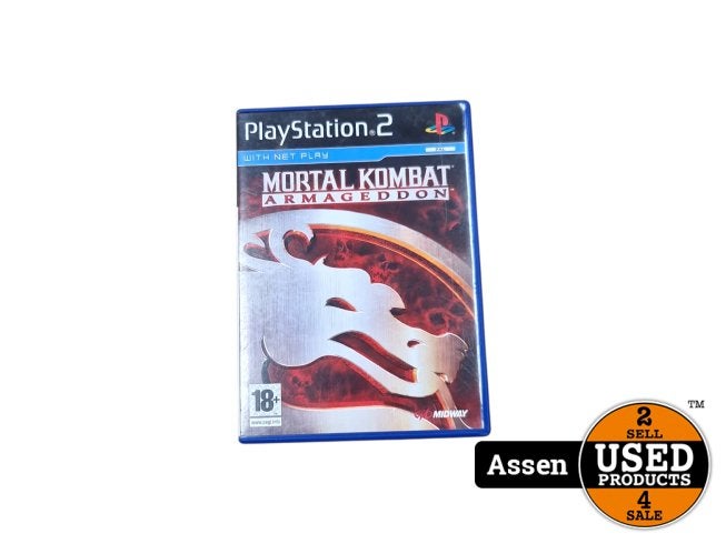 Mortal Kombat Armageddon PS2 Game Incl. Handleiding, Spelcomputers en Games, Playstation, Zo goed als nieuw, Support@playstation.com