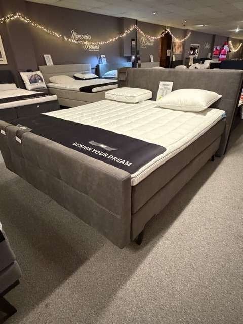 BOXSPRING SHOWMODELLEN LEEGVERKOOP, Ophalen, GOED SLAPEN, Wit, Nieuw