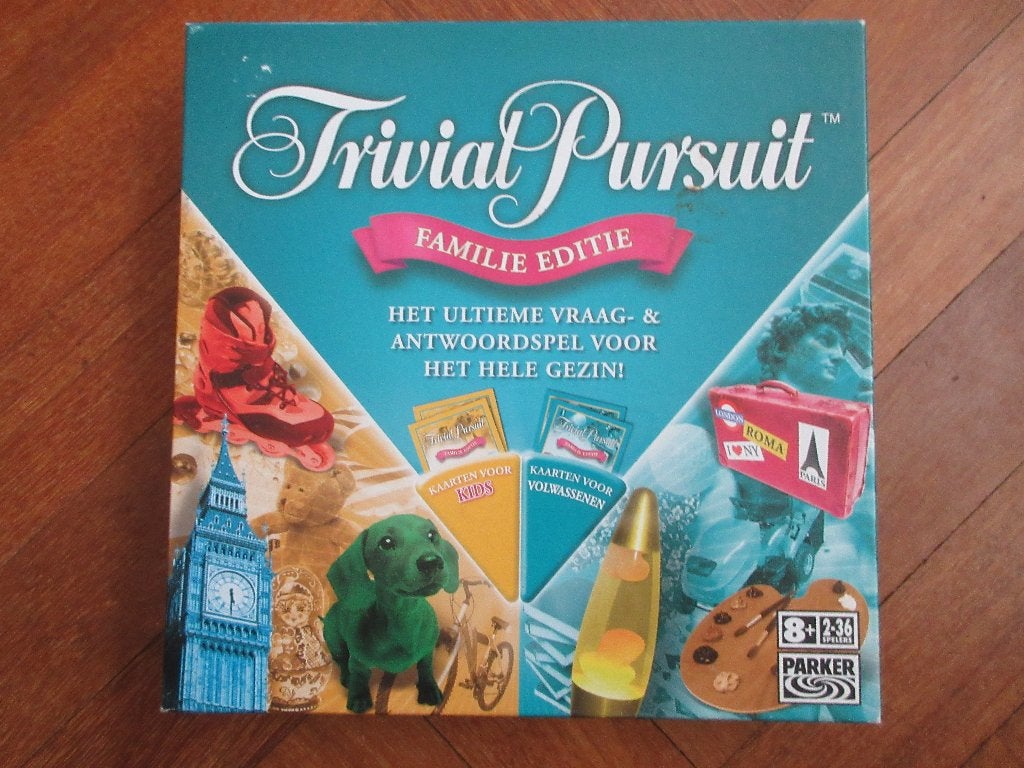 Trivial Pursuit Familie editie, Hobby en Vrije tijd, Vijf spelers of meer, Ophalen of Verzenden, Gebruikt