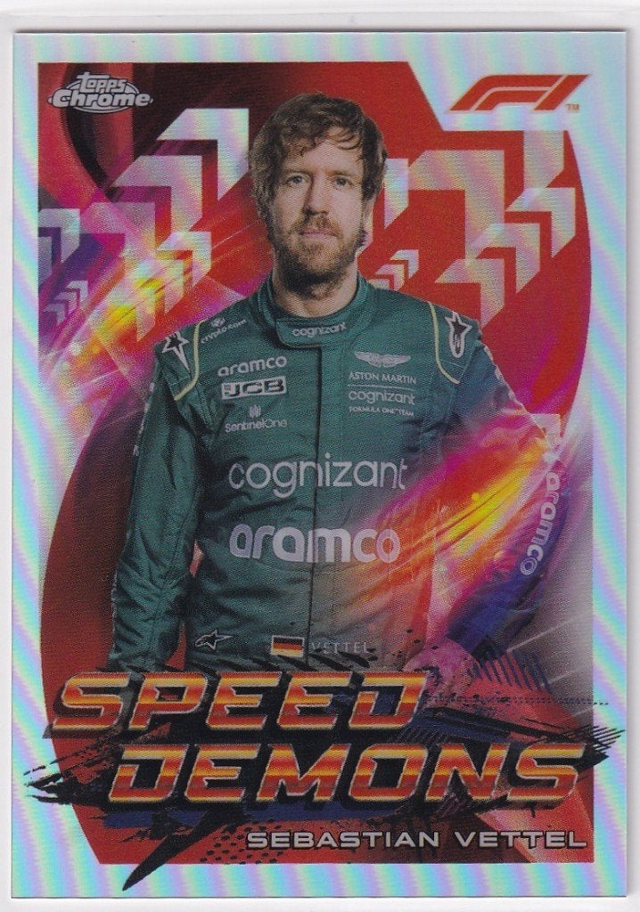 Sebastian Vettel Speed Demons Refractor #SD-SV, Verzenden, Nieuw, Formule 1
