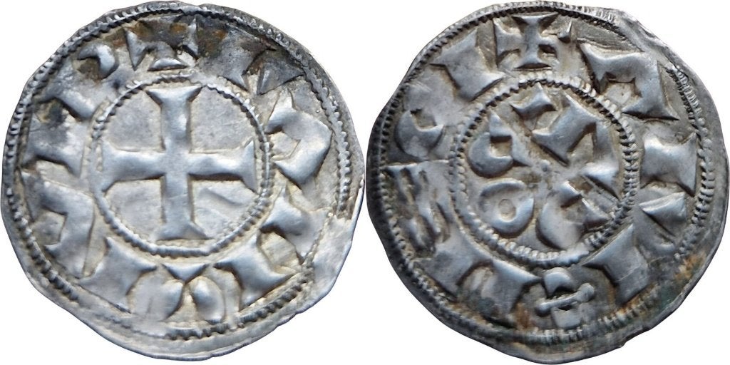 Denier 1050 tot 1074, Frankrijk, Albi, Raymond Bernard, Ophalen of Verzenden, Frankrijk, Losse munt, Zilver