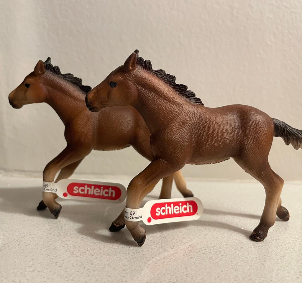 Schleich mustang veulens, Verzamelen, Dierenverzamelingen, Verzenden, Nieuw, Paard, Beeldje of Figuurtje