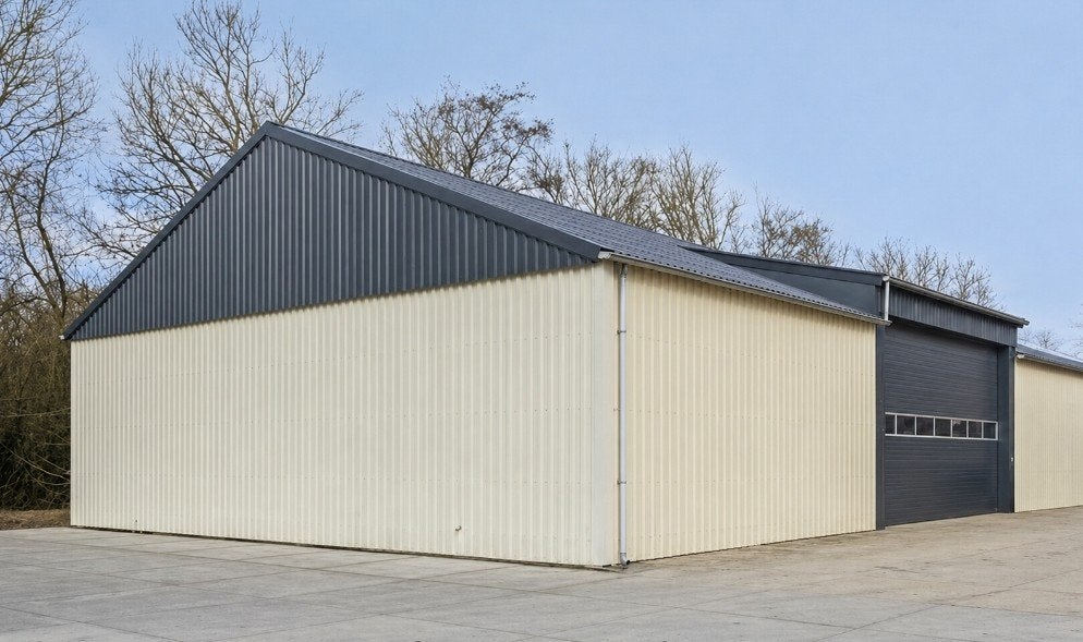 Geïsoleerde loods 355m2 te huur Marknesse