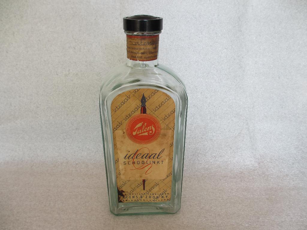 Oude Talens Ideaal Schoolinkt Fles,1939/1945, Antiek en Kunst, Ophalen of Verzenden