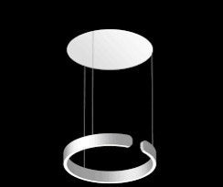 Occhio mito 40 design lamp matt zilver, Ophalen, Zo goed als nieuw