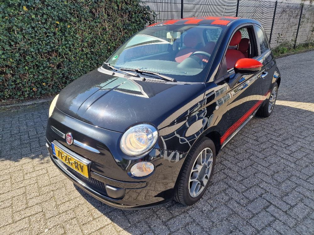 Fiat 500 1.2 Pop (bj 2008), Auto's, Stoelverwarming, Gebruikt, 1242 cc, 4 cilinders