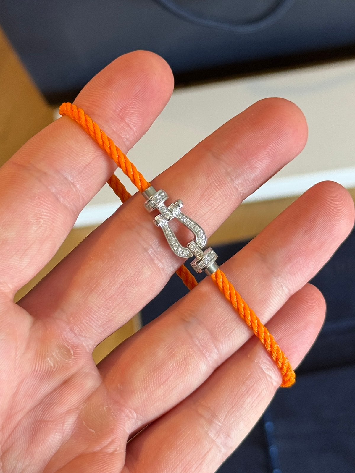 FRED Force 10 Medium Armband – Witgoud & Labgrown Diamanten, Sieraden, Tassen en Uiterlijk, Ophalen of Verzenden, Nieuw, Goud