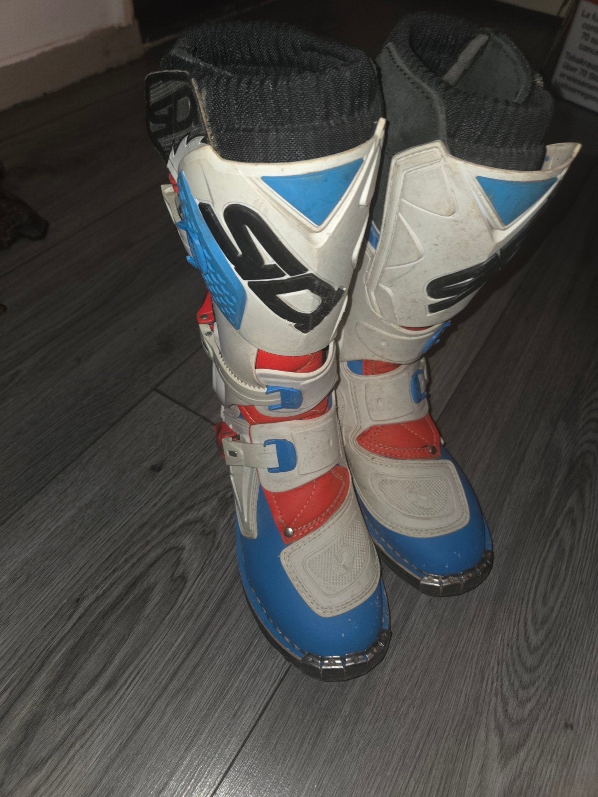 Kinder motorcross laarzen - Maat 35, Motoren, Ophalen, Kinderen, Laarzen, Tweedehands