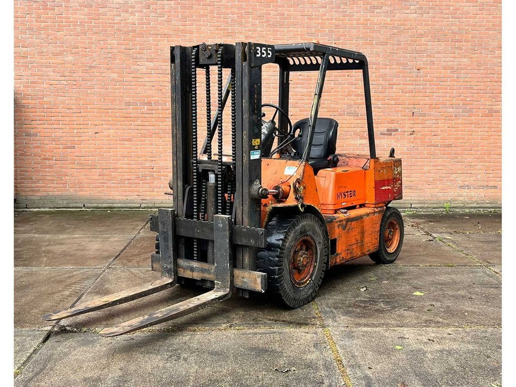 Hyster H70E Reach forklift, Zakelijke goederen, Machines en Bouw | Heftrucks en Intern transport, Diesel, Reachtruck, Hyster