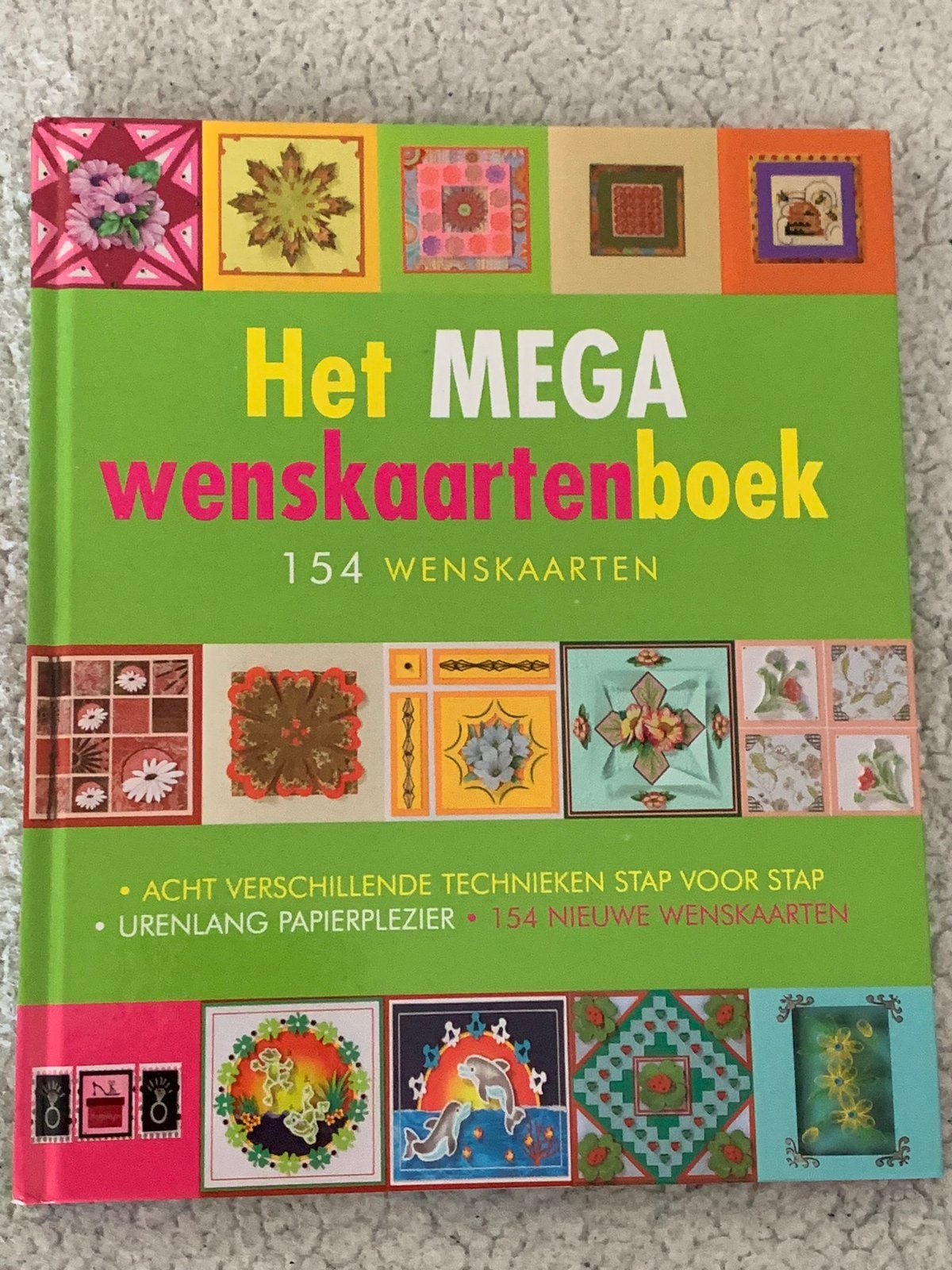 Het Mega Wenskaarten Boek, Ophalen, Nieuw, Papier of Karton, Knutselboek