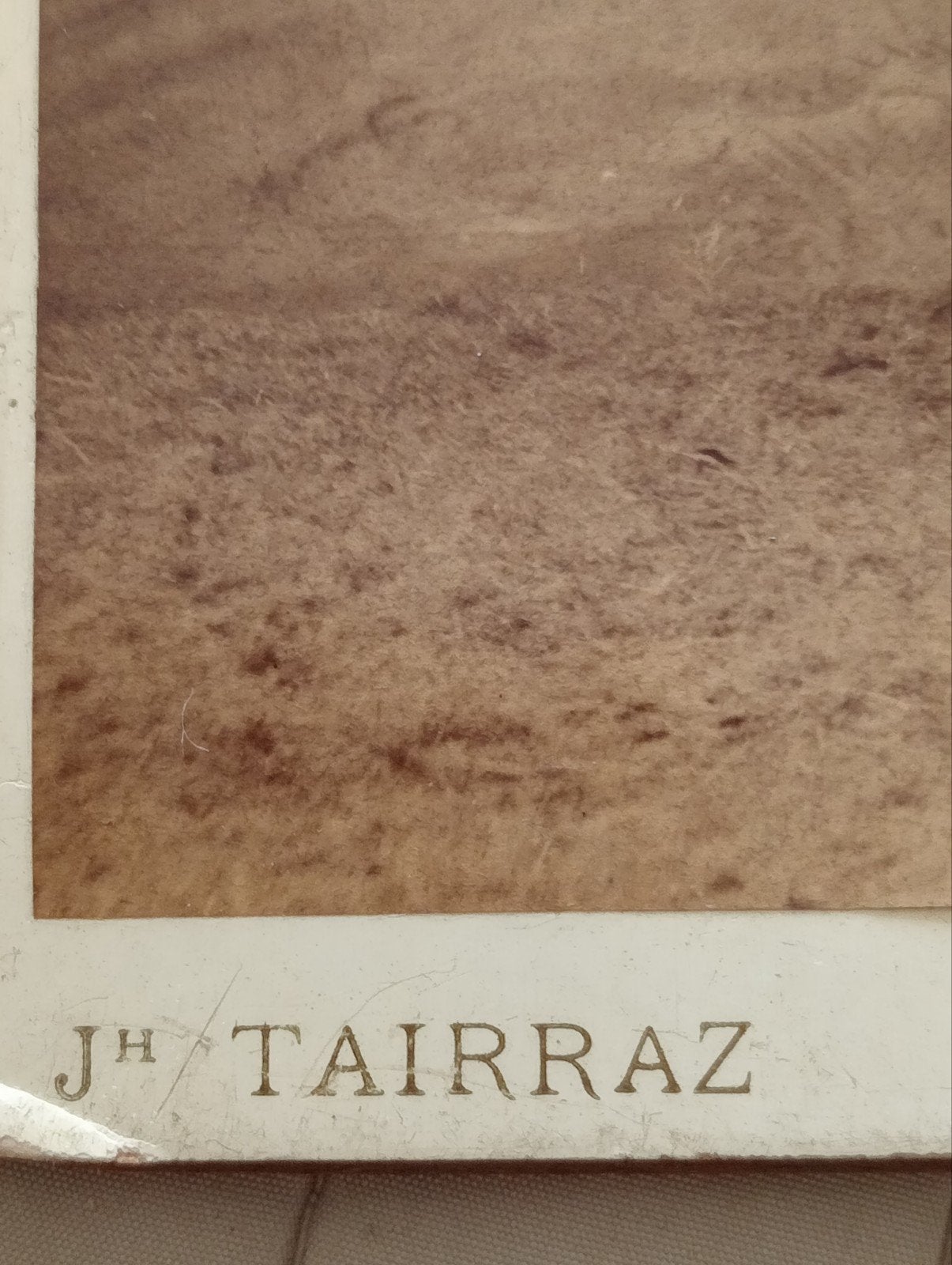 Kabinetkaart foto Jh.Tairraz bergbeklimmer Chamonix, Ophalen of Verzenden, Voor 1940, Zo goed als nieuw, Overige onderwerpen