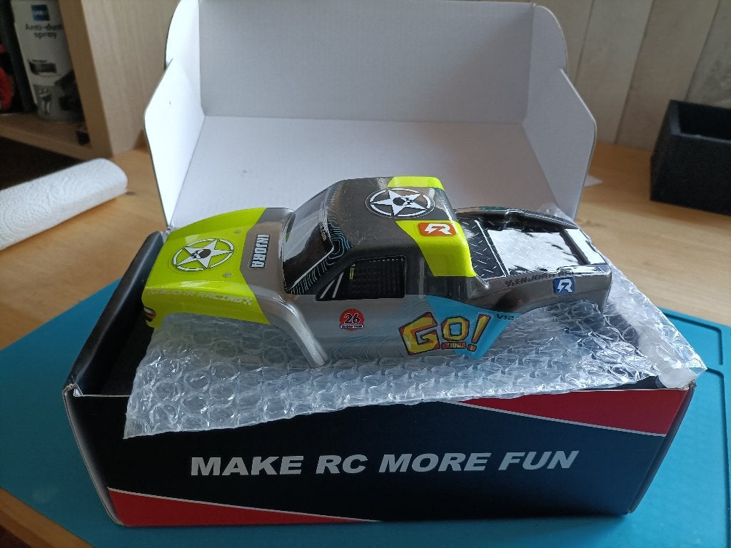 1/18 Micro crawler Lizard LCG body shell, Elektro, Auto offroad, Ophalen of Verzenden, Zo goed als nieuw