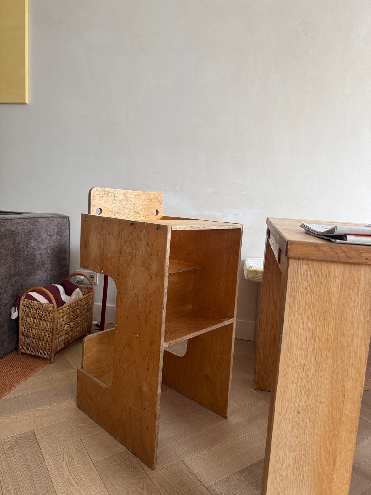 Mooie vintage design kinderstoel, Kinderen en Baby's, Kinderstoelen, Ophalen, Gebruikt, Overige typen