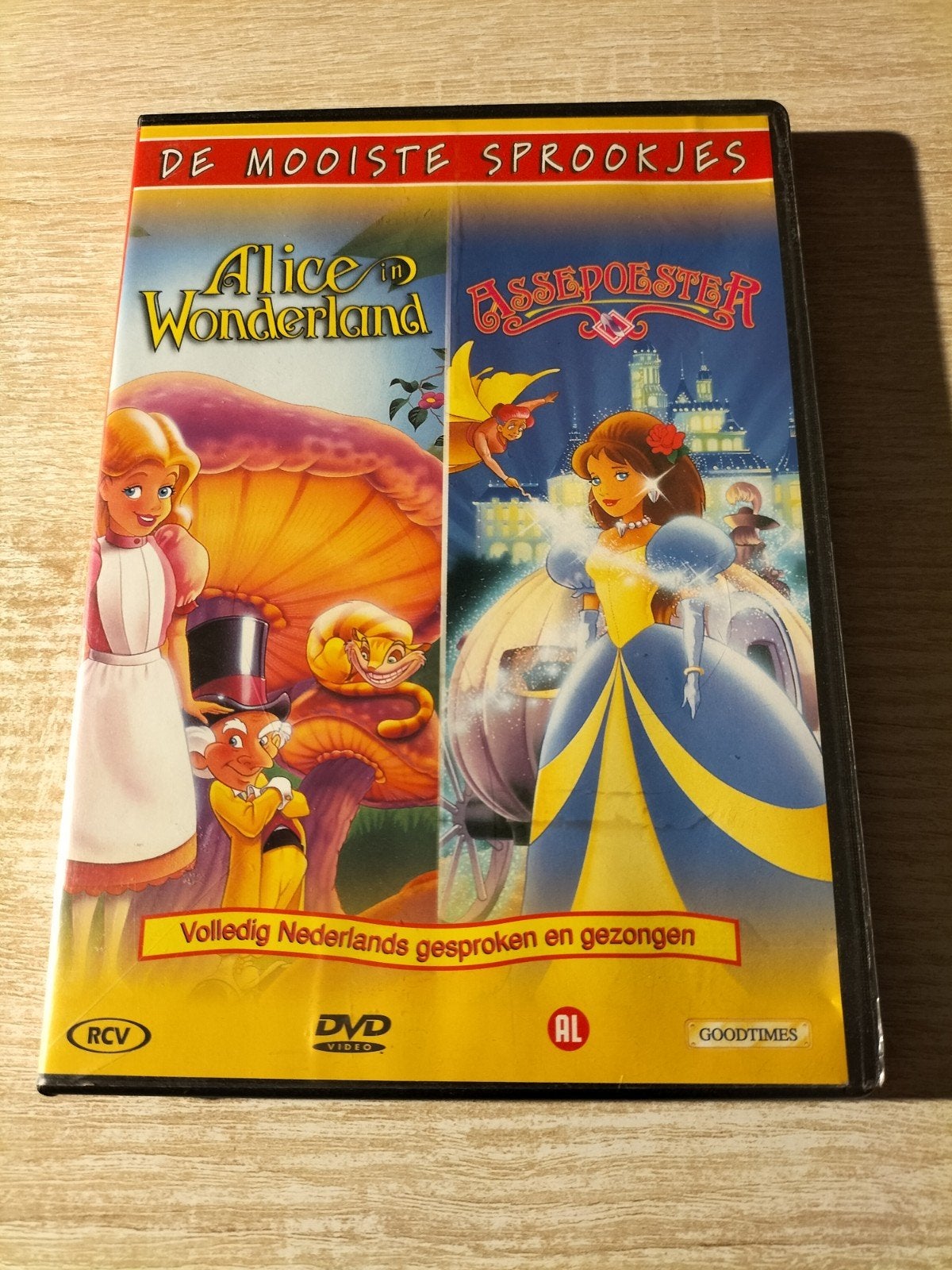 Alice in Wonderland & Assepoester, Cd's en Dvd's, Dvd's | Tekenfilms en Animatie, Ophalen of Verzenden