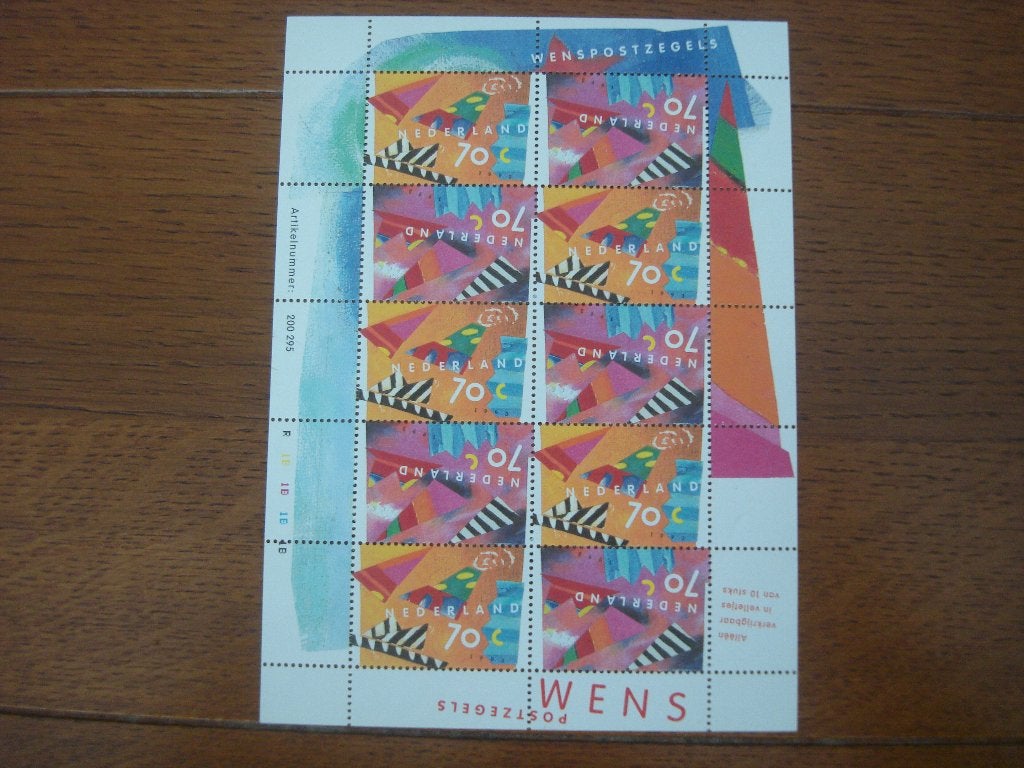 Postzegels thema Wens, 1993, compleet vel, Ophalen of Verzenden, Postfris