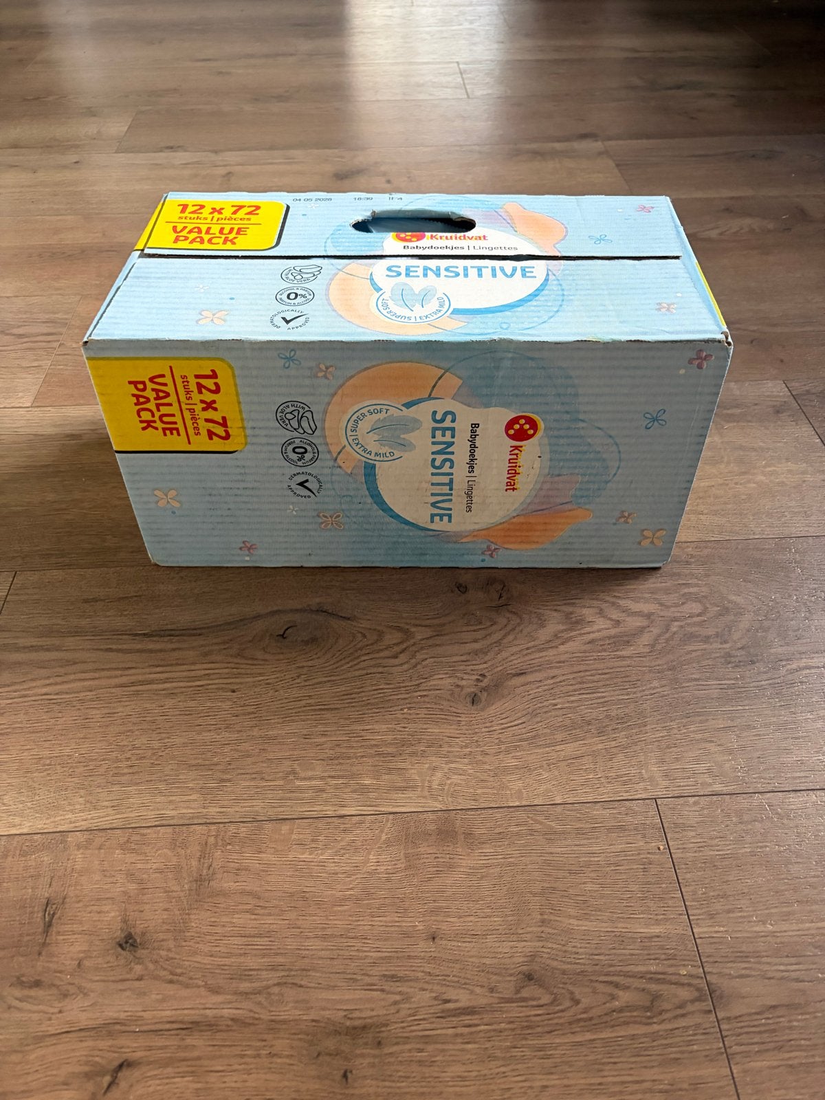 Kruidvat Sensitive Babydoekjes - Voordeelpak 12x72 stuks, Ophalen, Nieuw