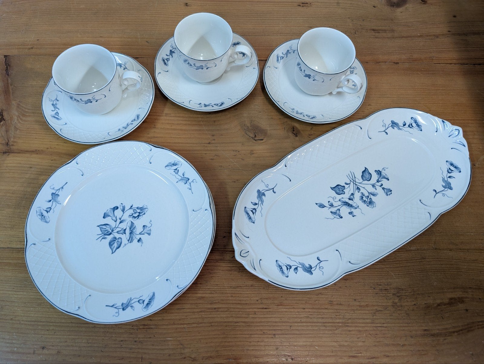 Villeroy & Boch Val Bleu Servies - Jaren '80 Uit Productie, Ophalen of Verzenden