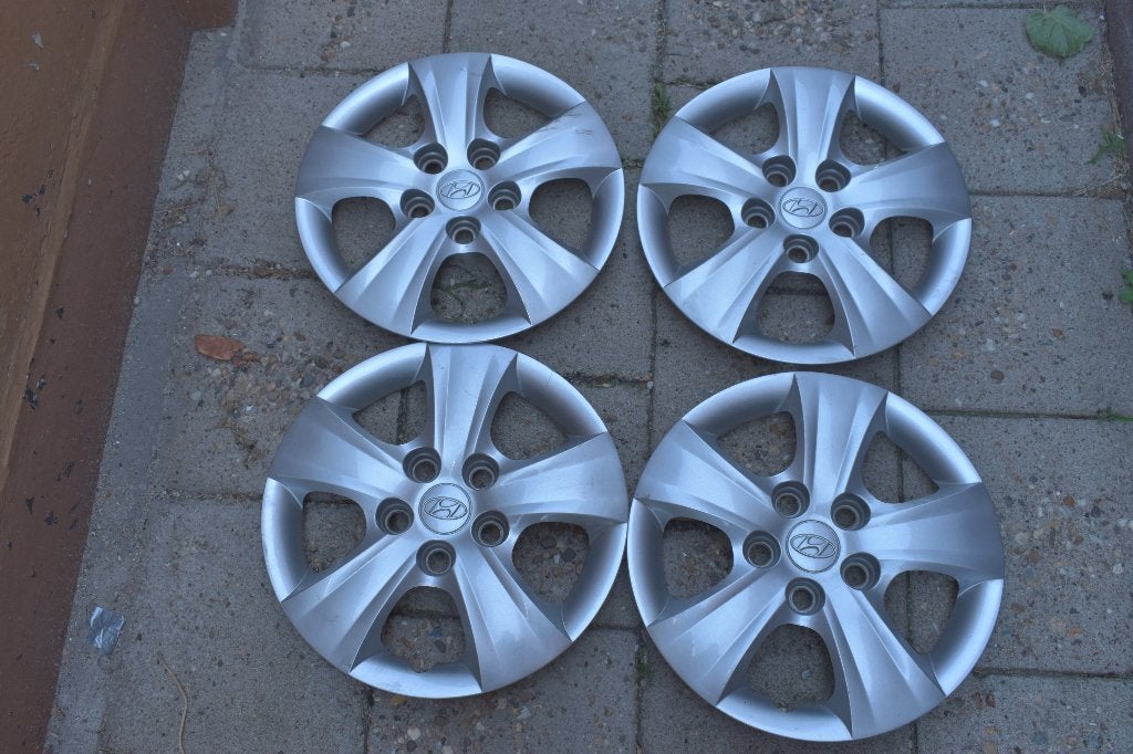Set van 4 originele wieldoppen Hyundai i30 15 inch, Ophalen of Verzenden, Gebruikt