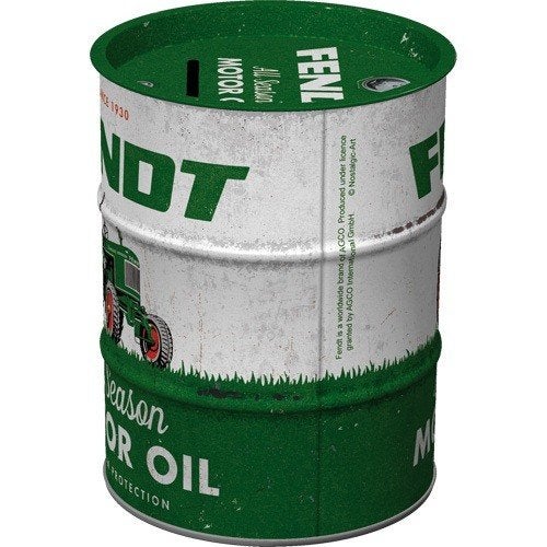 Fendt all season tracgtor reclame spaarpot van metaal deco, Ophalen of Verzenden, Nieuw, Auto's