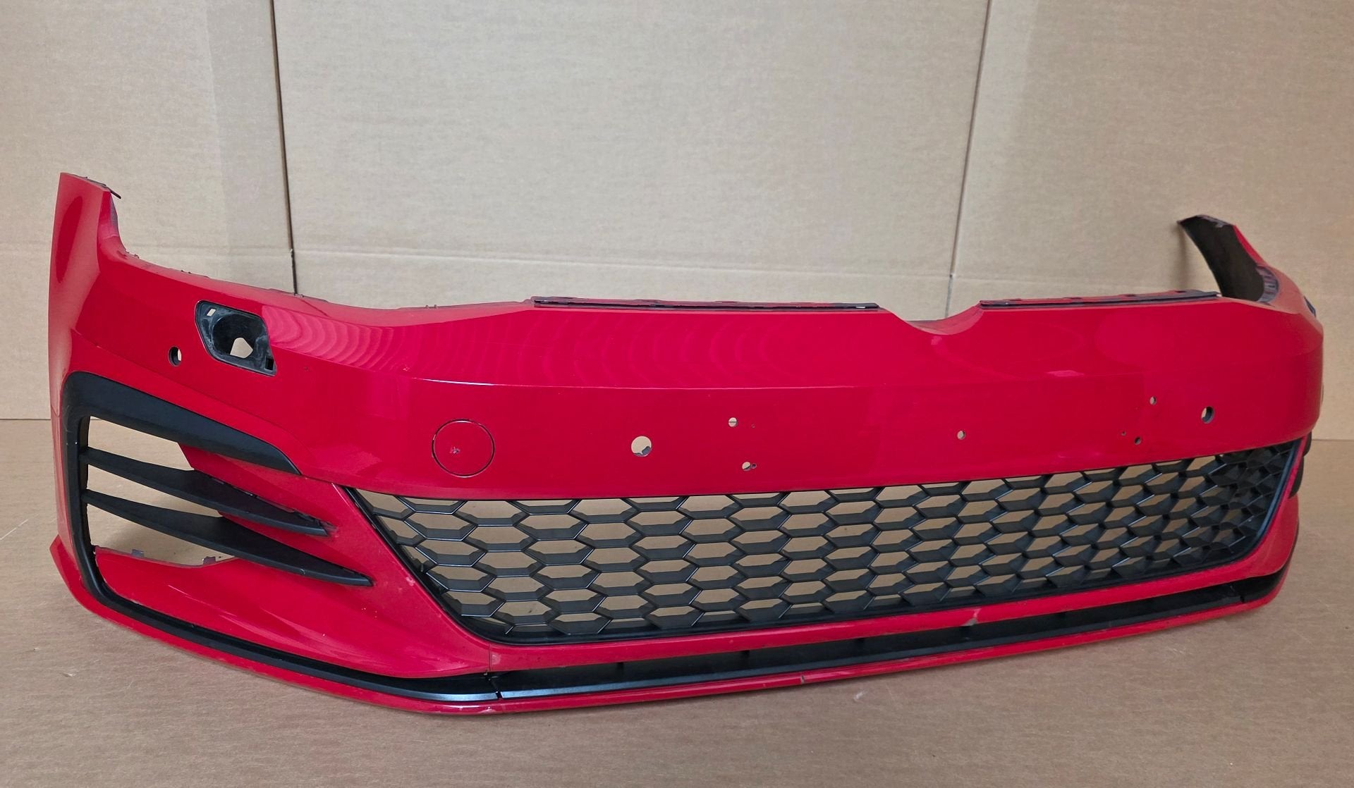 Voorbumper Volkswagen Golf 7 VII 7.5 4xPDC KLS GTI GTD VW, Auto-onderdelen, Carrosserie en Plaatwerk, Gebruikt, -, Voor, Ophalen of Verzenden