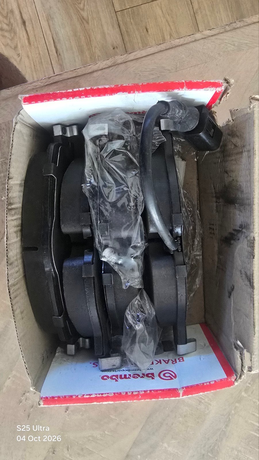Nieuwe Brembo remblokken met sensor P85126, Auto-onderdelen, Ophalen of Verzenden, Nieuw, Audi