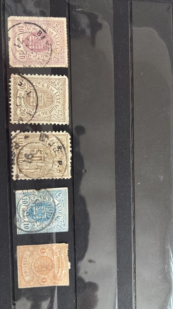 Luxemburg klassiek 1859-1882, Ophalen of Verzenden, Luxemburg, Gestempeld