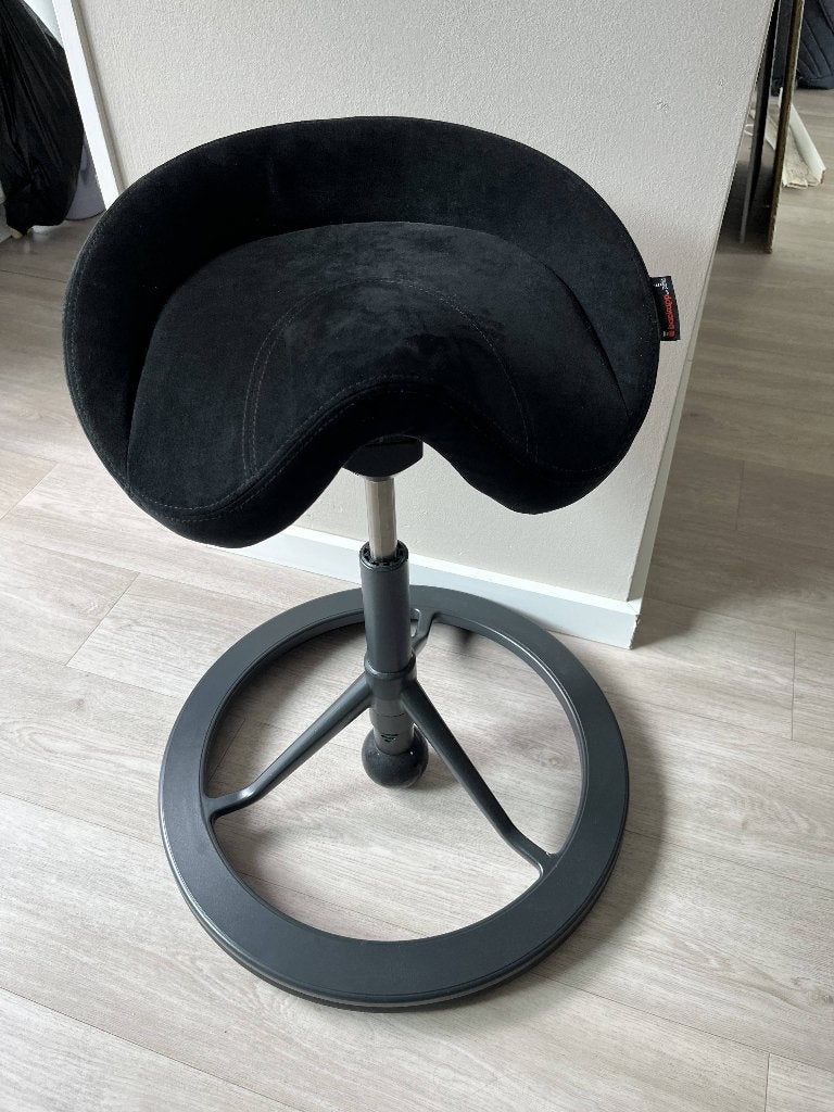 Zadelstoel merk Back App, Ophalen, Zwart, Nieuw, Bureaukruk